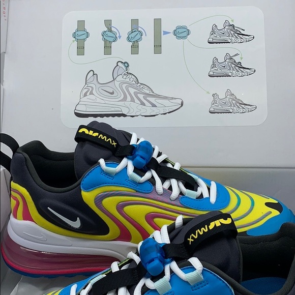 NIKE AIR MAX 270 REACT ENG laser blue/white-anthra - Picture 12 of 16
